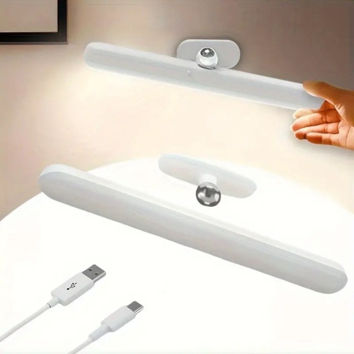 Dokunmatik USB İle Şarj Olabilen 27 cm Led Aydınlatma Makyaj Aynası Işığı (3748)