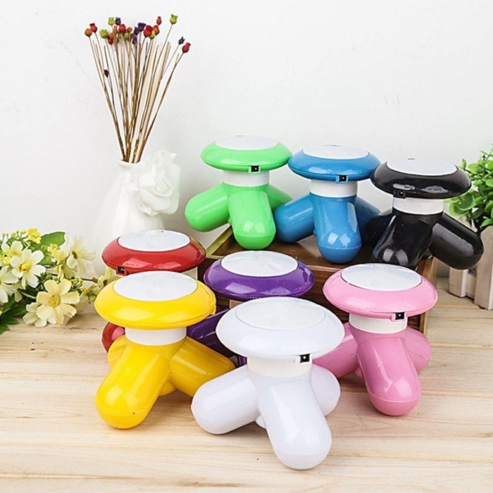 USB Şarjlı Mini Çok Fonksiyonlu Üçgen Şekilli Titreşimli Mini Masaj Aleti (3748)