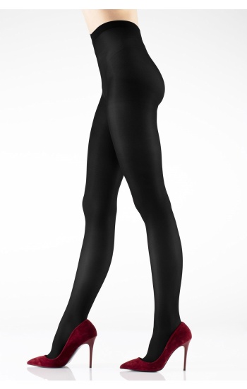 Siyah Slim Fit Külotlu Çorap