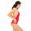 Kırmızı Dantelli Fantezi Babydoll