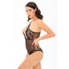 Siyah Dantelli Transparan Fantezi Babydoll
