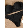 Angelsin Siyah Straplez Bikini Takım