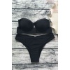 Angelsin Siyah Straplez Bikini Takım