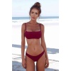 Angelsin Bordo Bikini Takım