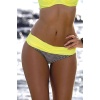 Angelsin Sarı Desenli Bikini Alt