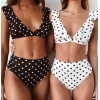 Angelsin Puantiyeli Bikini Takım Beyaz