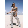 Angelsin Simli Straplez Bikini Alt Üst Takım Gri