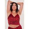 Merry See Saten Baskılı Şortlu Pijama Takım Çok Renkli
