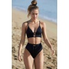 Angelsin Siyah Yüksel Bel Bikini Altı Siyah