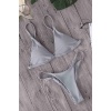 Angelsin Üçgen Bikini Takım Gri