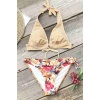 Angelsin Bağlamalı Çiçekli Bikini Alt Çok Renkli