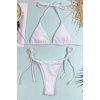 Angelsin Bağlamalı Bikini Üstü Beyaz