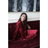 Merry See Saten Pijama Takım Kırmızı
