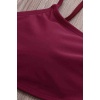 Angelsin Bikini Tek Üstü Bordo