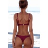 Angelsin Bikini Tek Üstü Bordo