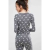 Merry See Gri Yıldız Desenli Pijama Takımı