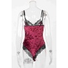 Merry See Kadife Body Gecelik Babydoll Çok Renkli