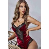 Merry See Kadife Body Gecelik Babydoll Çok Renkli