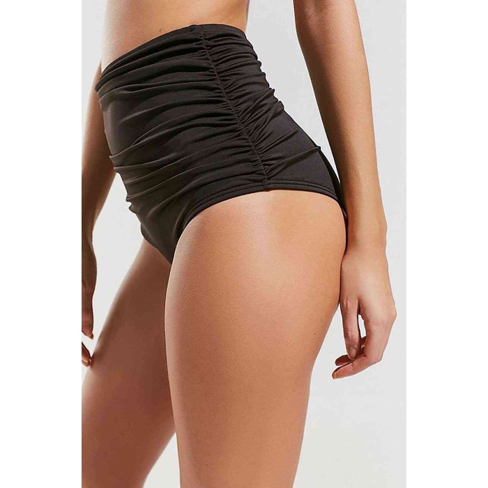 Angelsin Siyah Yüksek Bel Bikini Takım