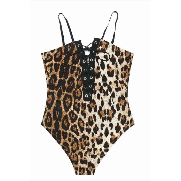 Merry See Leopar Body Gecelik iç giyim Çok Renkli