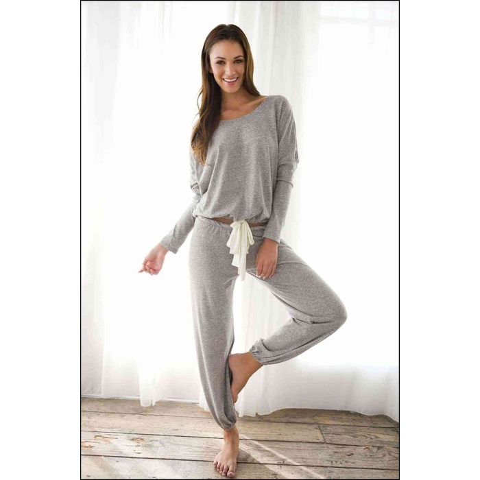 Merry See Gri Eşofman Pijama Alt Üst Takım