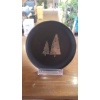 PORSELEN SERVİS TABAK 20 CM SİYAH