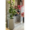 FİBER OYUKLU GRİ KÜÇÜK VAZO 70 CM