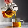 Demlik Borosilkat Piramit Cam 750 ml