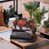 Dekoratif Metal Chopper Motorsiklet Vintage Biblo