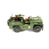 Dekoratif Vintage Metal Askeri Jeep Biblo