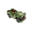 Dekoratif Vintage Metal Askeri Jeep Biblo