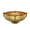 Dekor Kulplu Çanak Gold 16,5x34 cm