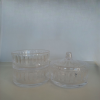 Çok Amaçlı Cam Kapaklı 3 Katlı Sunumluk 22x14 cm