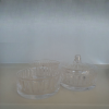 Çok Amaçlı Cam Kapaklı 3 Katlı Sunumluk 22x14 cm