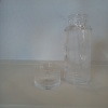 Desenli Cam Başucu Sürahisi 8x22,5 cm 730 ml