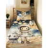 Astronot Desenli Pike Takımı