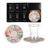 CREAM PINK FLOWER# CAY TAKIMI 12 PRC. 110 cc