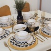 Keraart Trigon Yemek Takımı 24 Parça 6 Kişilik