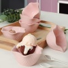 Açık Pembe Roma Çerezlik/Sosluk 11 Cm 6 Adet