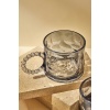 Ringo Stone Color Füme 2li 325 ml Cam Kupa Boncuklu Kulp Mug