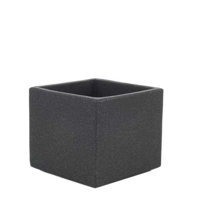 Saksı Kare Antrasit 20*18 cm