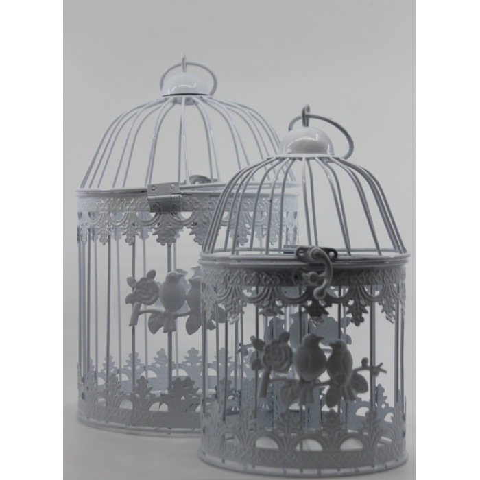 DEKORATİF METAL KAFES 2 Lİ