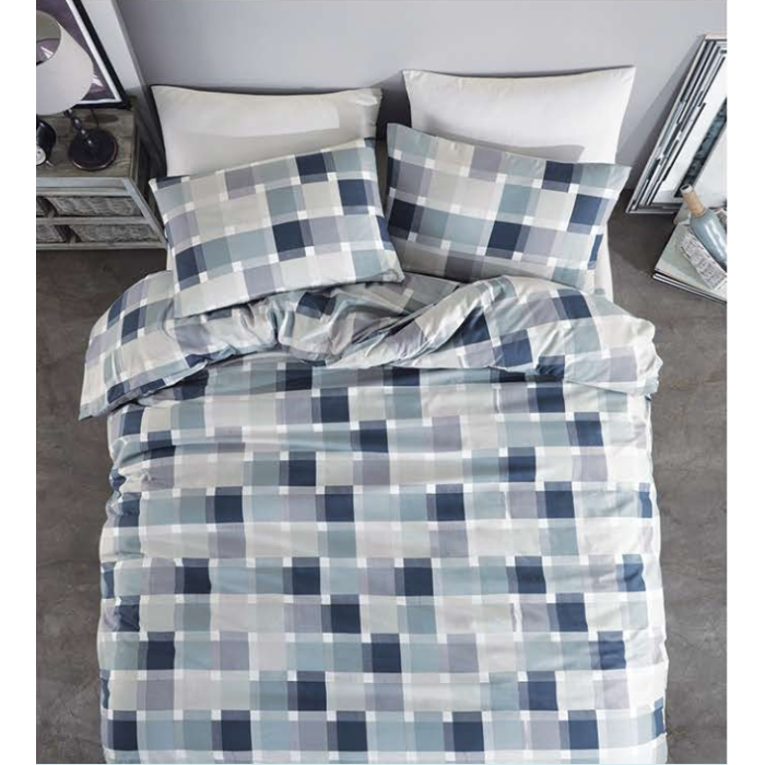 Nevresim Takımı Ranfors Mare Blue Tek Kişilik