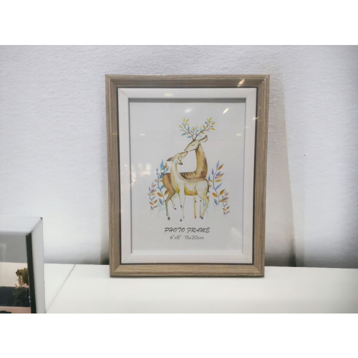 Ahşap Resim Çerçevesi Krem 15x21 cm