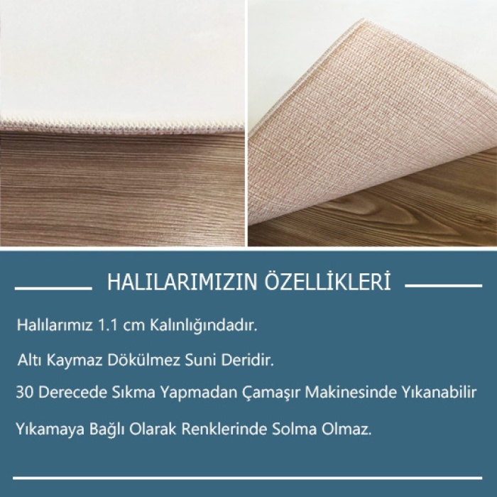 Gökkuşağı Desenli Yuvarlak Halı Modeli