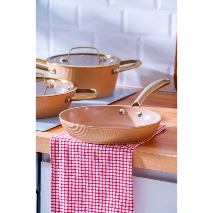 Ultimate Pro 5 Parça Tencere Seti - Rose Gold