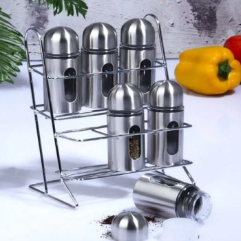 Baharatlık Metal 6 lı Cam-434 Galaxy