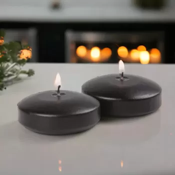 Yüzen Mum Çap 5 cm 12li