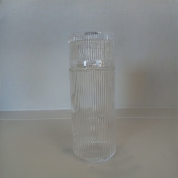Desenli Cam Başucu Sürahisi 8x22,5 cm 730 ml