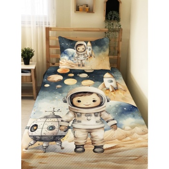 Astronot Desenli Pike Takımı